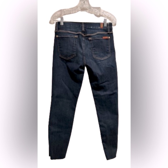 7 For All Mankind Ankle Straight Jeans, Size 28 - Picture 2 of 7